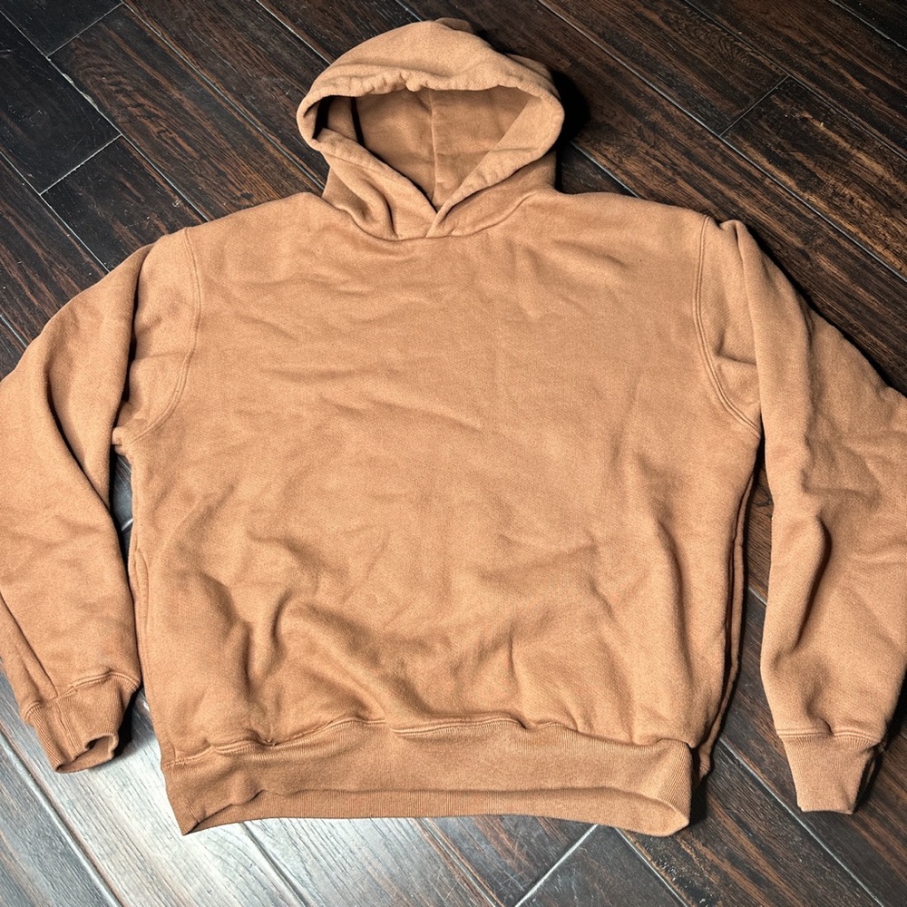 Puffy fluffy fleece cotton hoodie sweater Los Angeles Apparel super warm casual